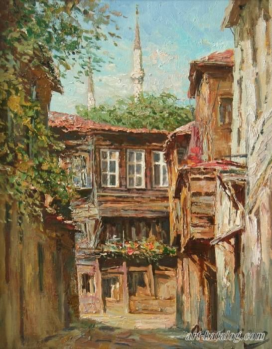 Istanbul. Old courtyard
