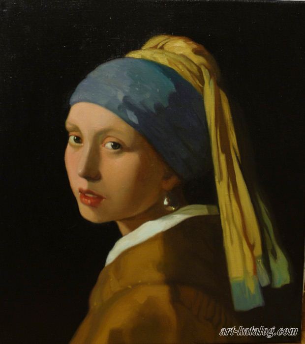 Girl with a pearl earring. Johannes Vermeer