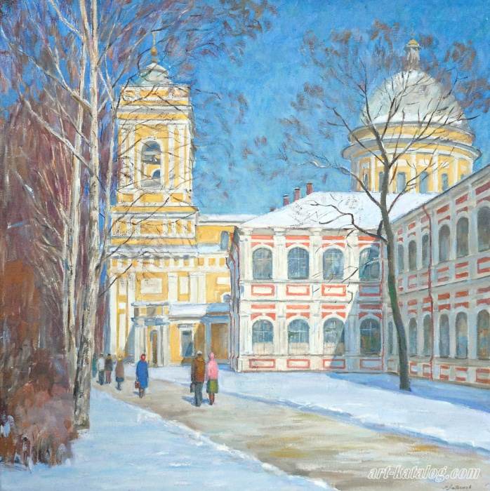 In the Alexander Nevsky Lavra