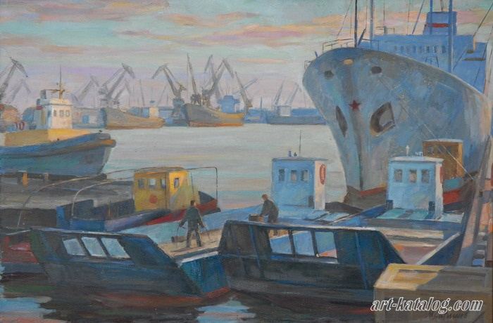 В Ленинградском морском порту