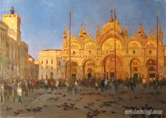 Piazza San Marco. Sunset