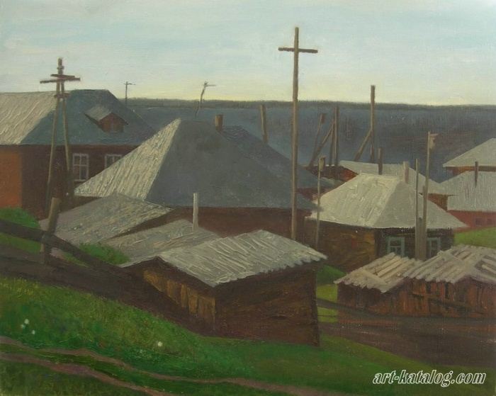 Yeniseisk. Roofs
