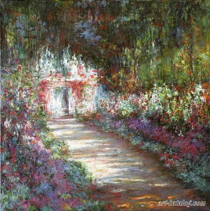 Claude Monet. The Garden in Flower