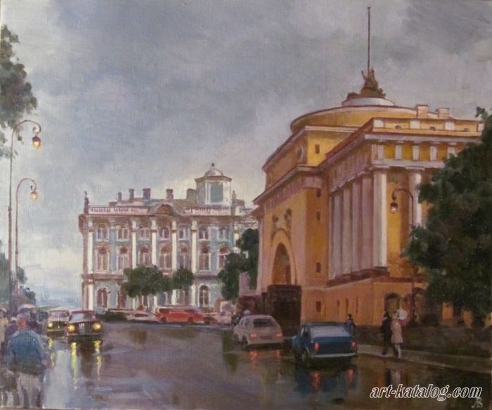 Petersburg. After the rain