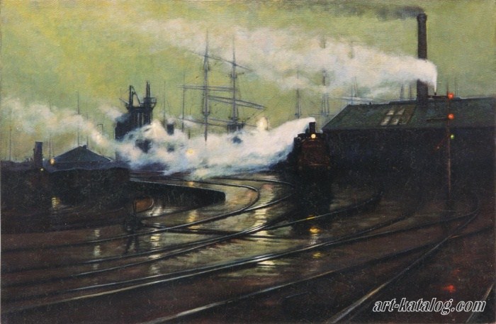 Lionel Walden Cardiff  Docks 1896, copy