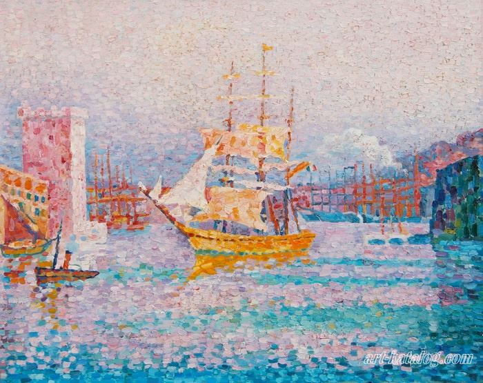 Harbour at Marseilles. Paul Signac