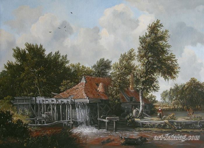 The Water Mill. Meindert Hobbema