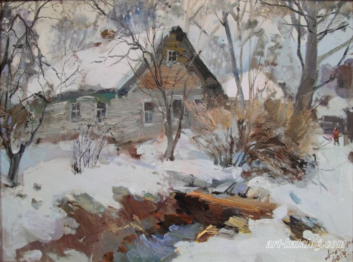 Winter motif. Isborsk