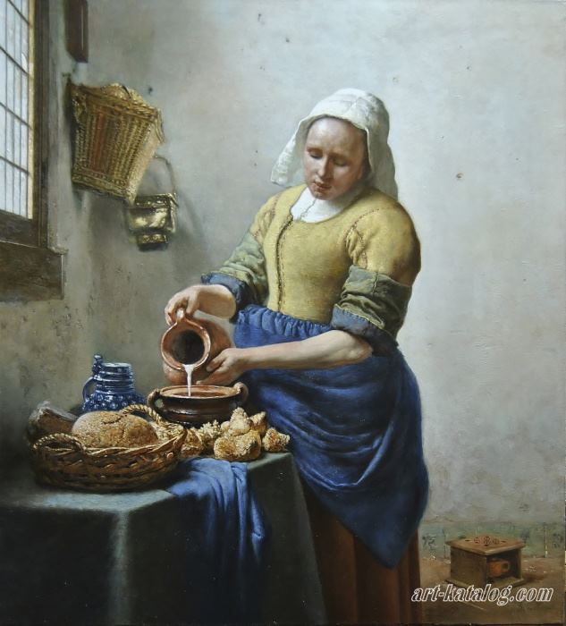 The milkmaid. Johannes Vermeer