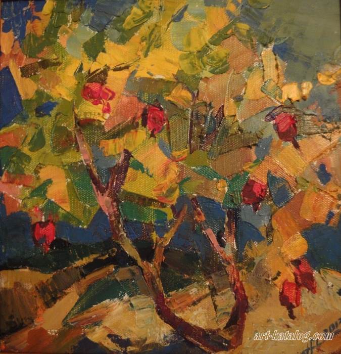 Гранатовое дерево и осень