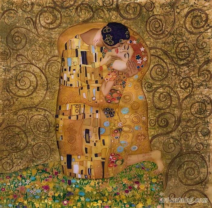 The Kiss, Gustav Klimt 