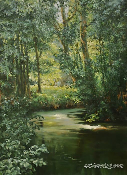 Forest stream. Gregory Myasoedov