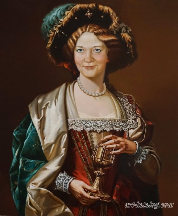 Портрет в образе аристократки Чезаре-Огюст Детти
