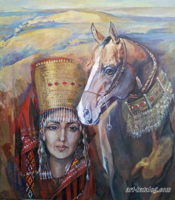 Женщина с конем