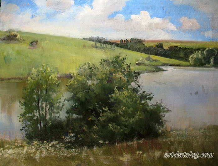 Pond in Melekhovo. Belgorod