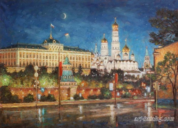 Лунная ночь. Москва
