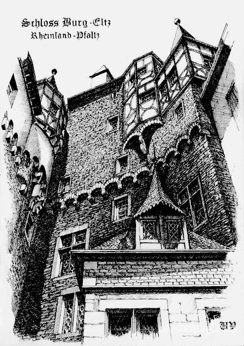 Castle Eltz. Medieval tale