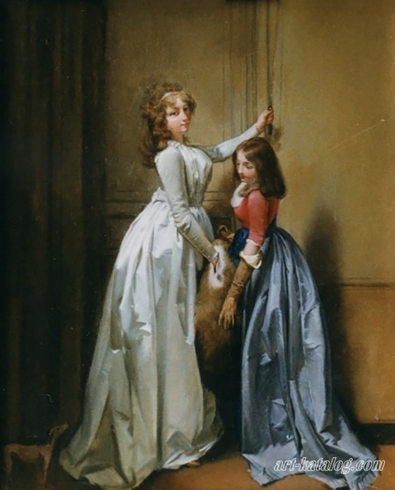 At the Entrance. Boilly Louis Leopold