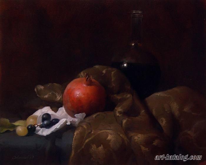 Still life with the pomegranate