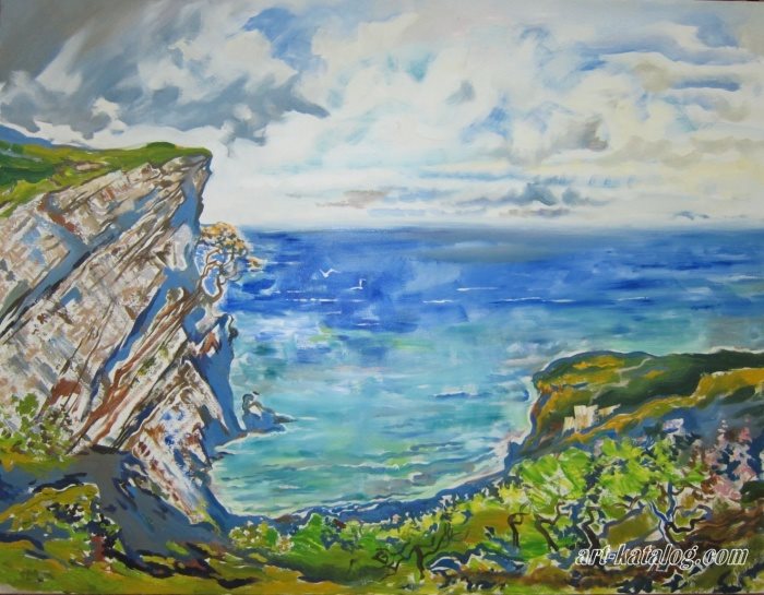 The cliffs at Cape Fiolent