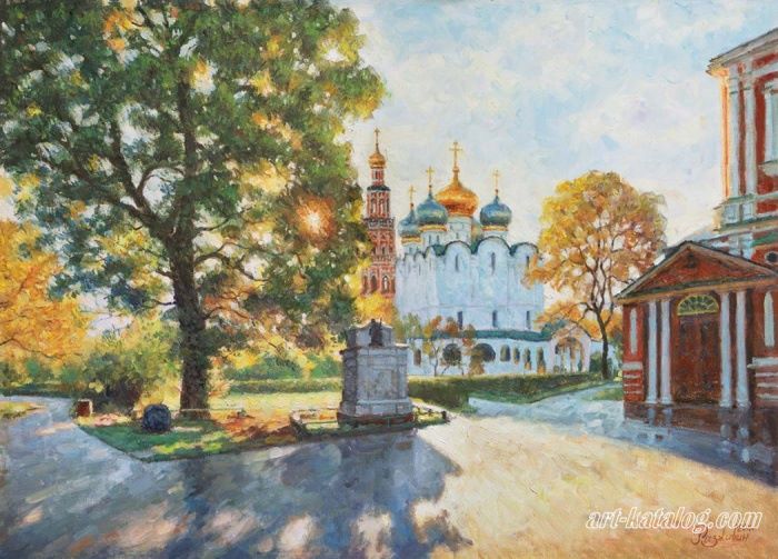 The beauty of the light. Novodevichy convent.