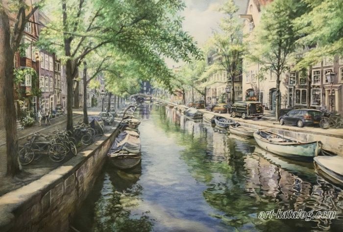 Амстердам. Канал