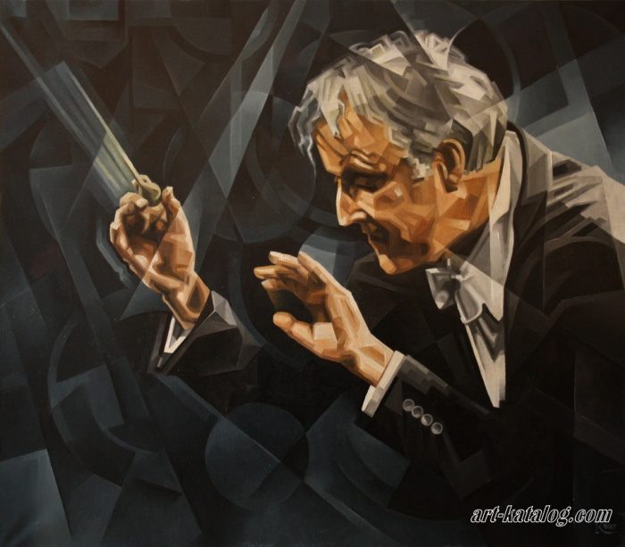 Maestro Carlos Kleiber. Cubo-futurism