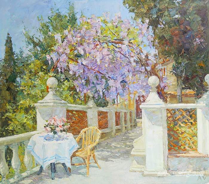 Wisteria. May