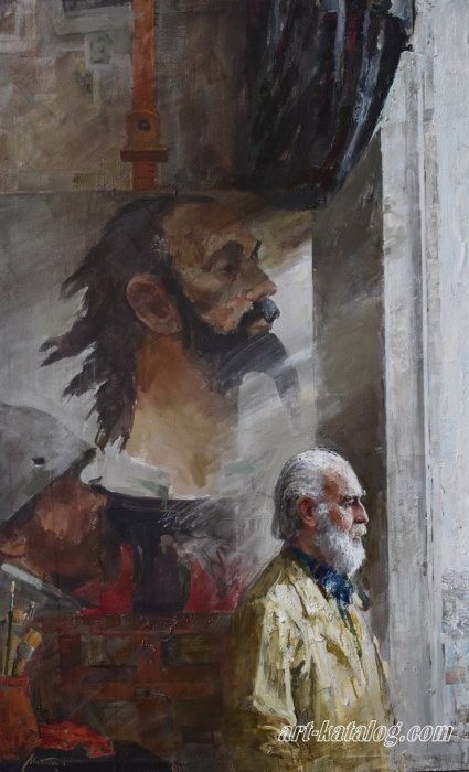 Portrait of the artist Heliy Korzhev