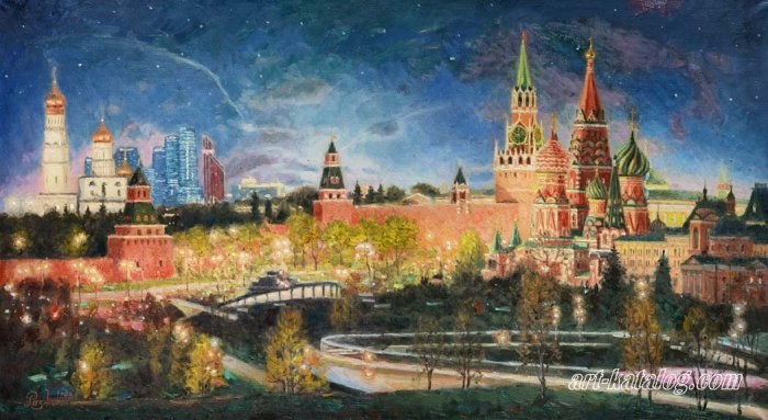 Безмолвие ночного Кремля