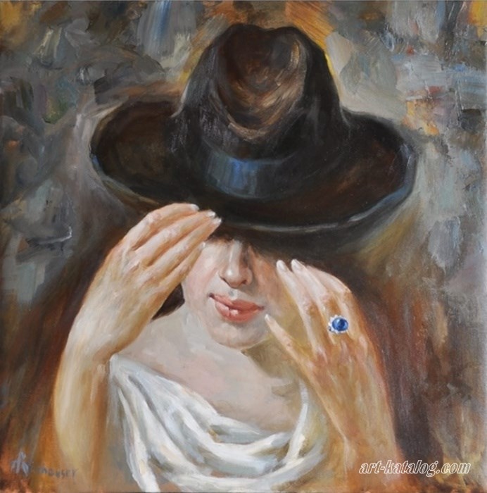 Portrait in a hat