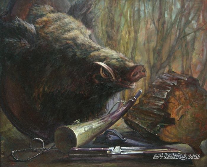 Still Life with a Boars Head