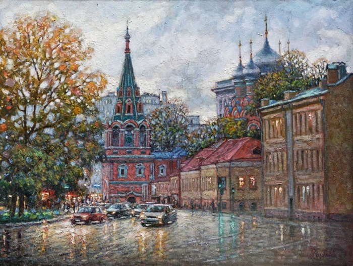 Moscow under the autumn sky