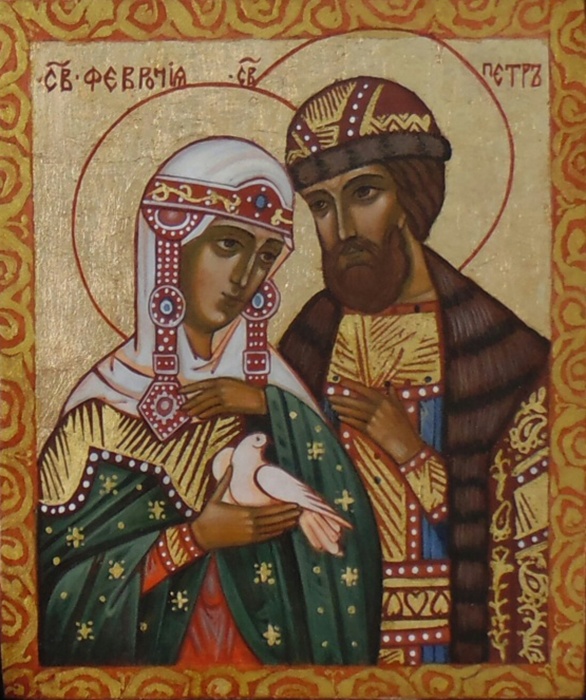 Icon of Peter and Fevronia of Murom