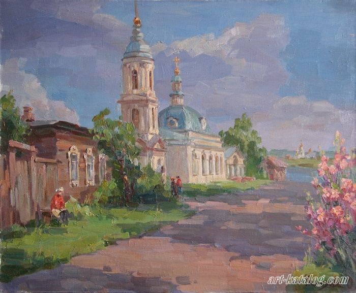 By-street in Murom. Smolenskaya church