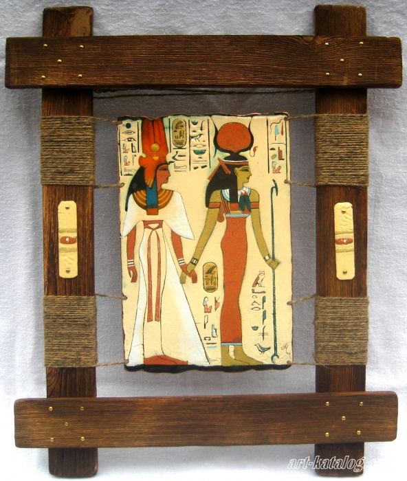 Богиня Исида и Нефертити. Серия Египет