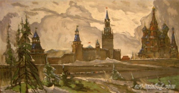 The Moscow Kremlin. Spring