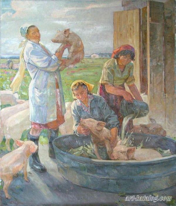 Pig tenders (bath day)