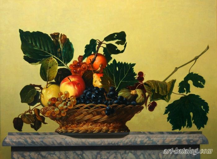 Basket of Fruit. Michelangelo da Caravaggio