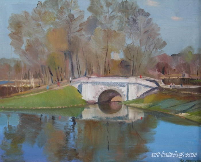 Bridge. Gatchinskiy park