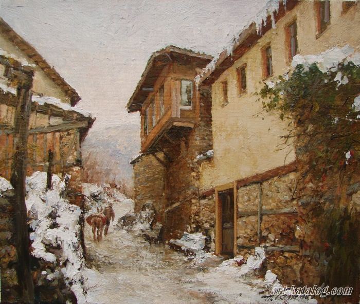 Mountain village in Turkey