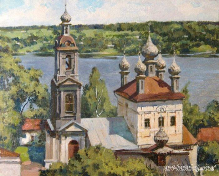Ples. Temple on the Volga