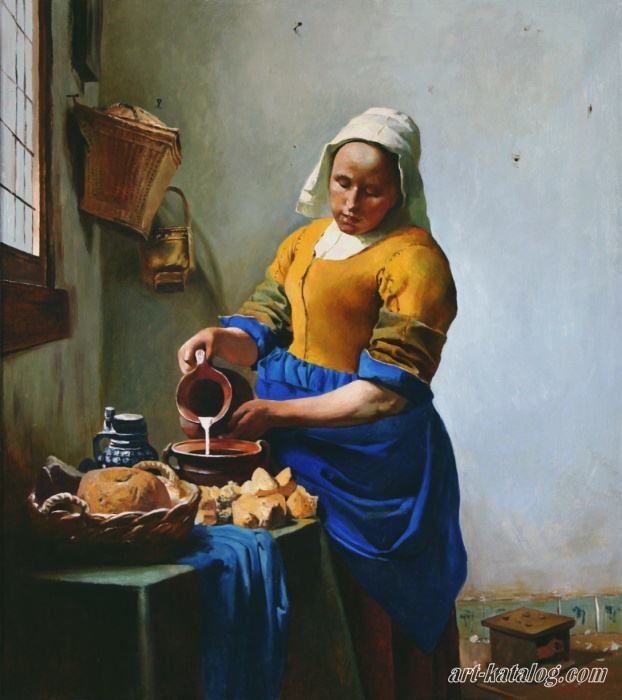 The milkmaid. Johannes Vermeer