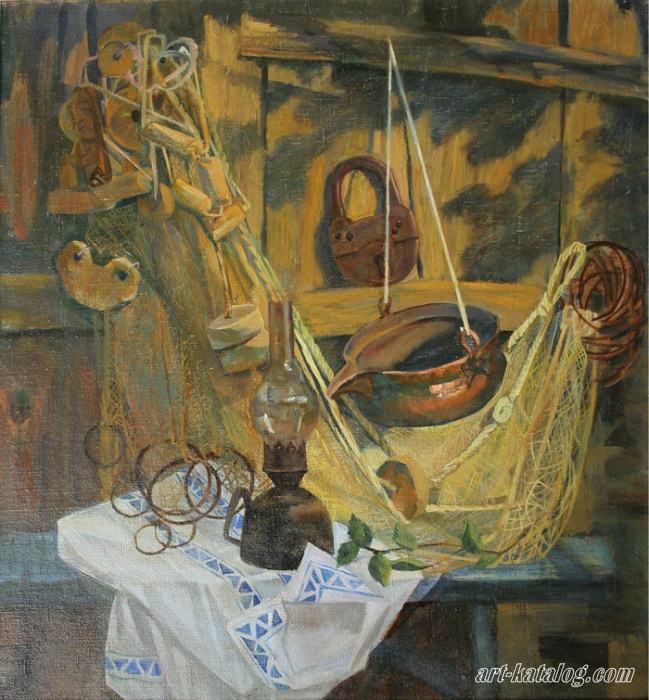 Still Life with a fishing net
