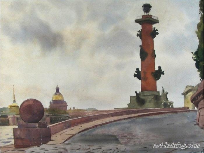 Petersburg. Arrow Vasilevsky Island