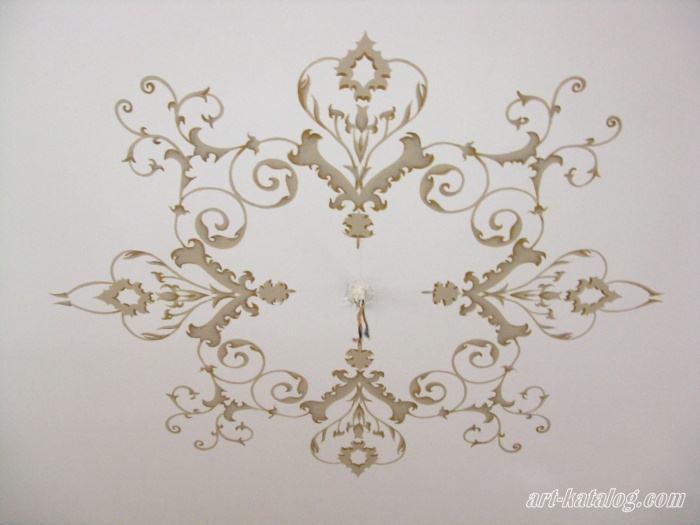 Ornament. Ceiling painting