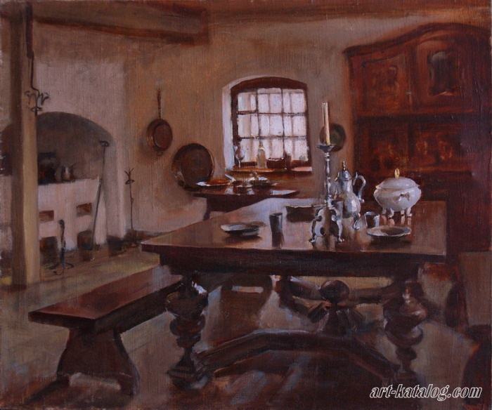 Kitchen in the house of Pushkin