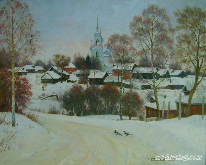 Winter Landscape with forty