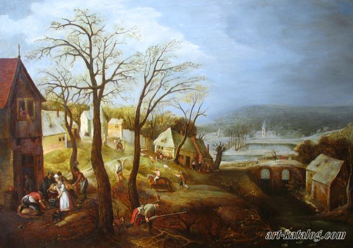 Rural landscape. Pieter Bruegel