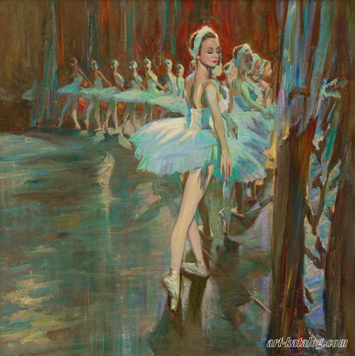 Girls-Swans from the ballet Swan Lake